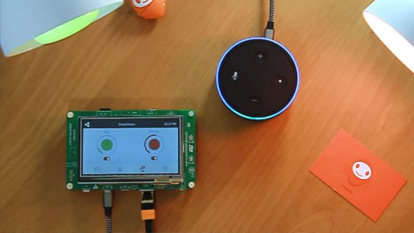 MicroEJ’s Alexa-Compatible Smart Home Demo on the STM32F748 Discovery Kit
